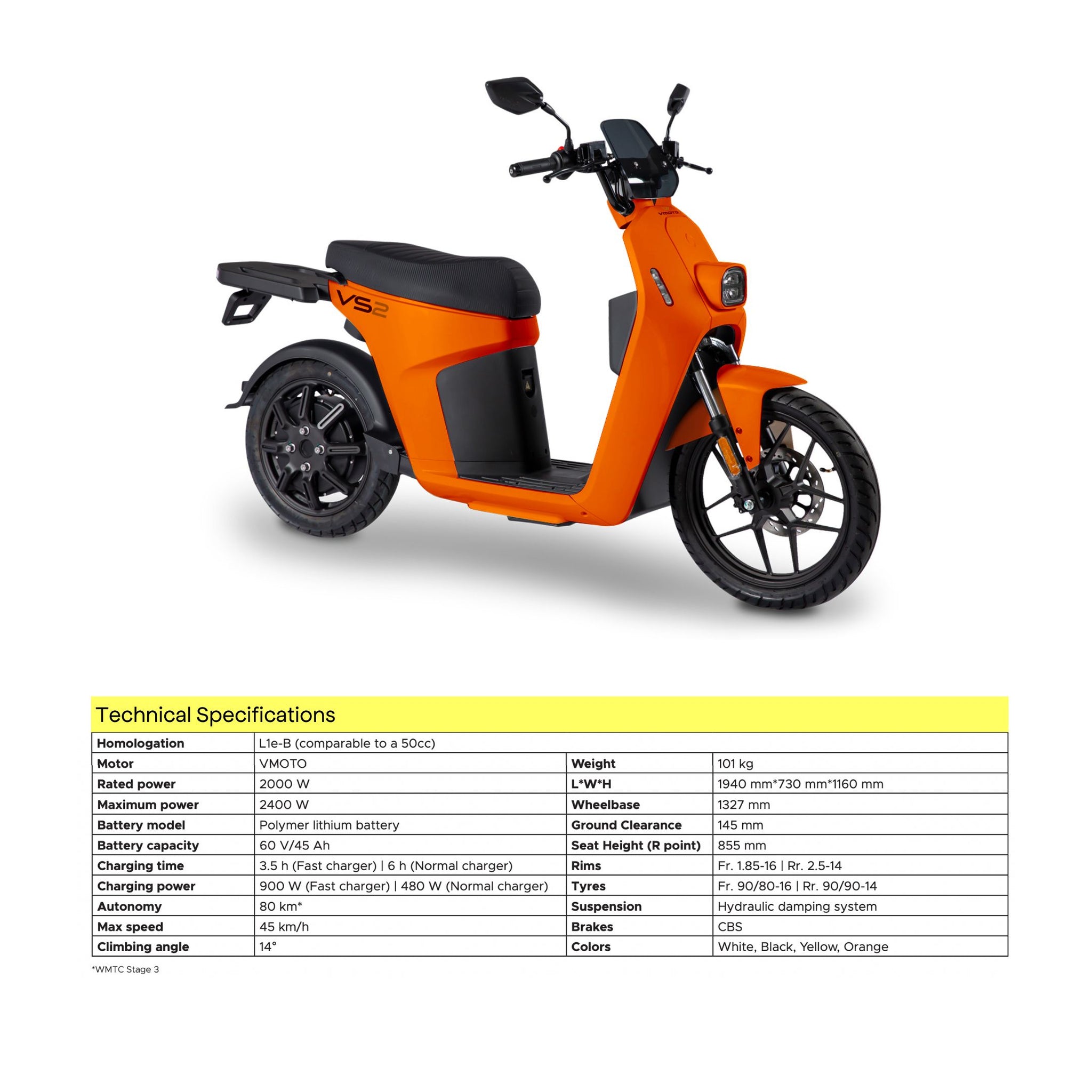 E-Max / VMoto VS2 E-moped - Refurbished
